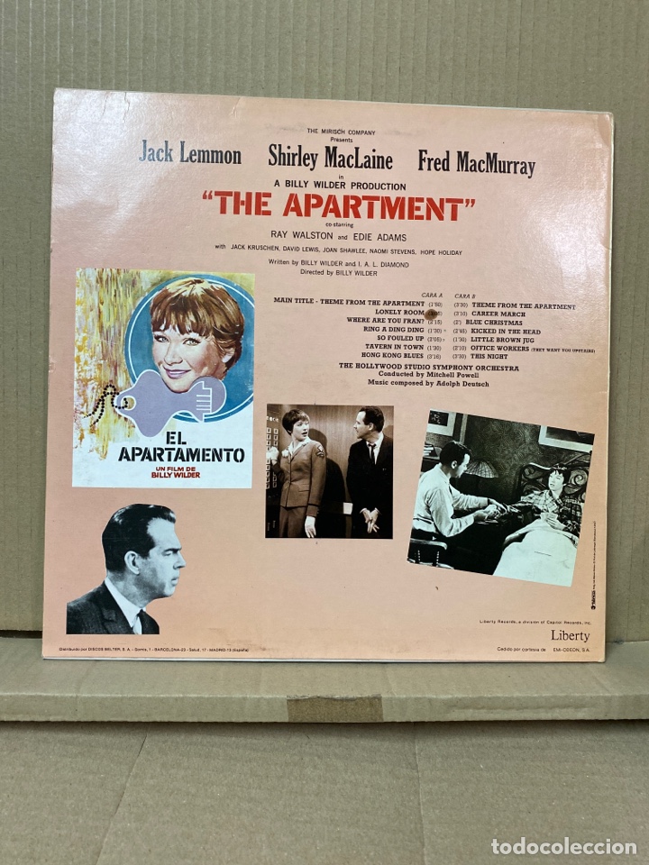 Discos de vinilo: B.S.O. EL APARTAMENTO, THE APARTMENT. - Foto 2