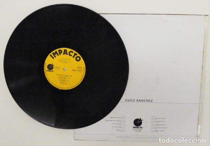 Discos de vinilo: Disco Vinilo CUCO S&Aacute;NCHEZ - LP VINILO - IMPACTO - 1977 - Foto 2