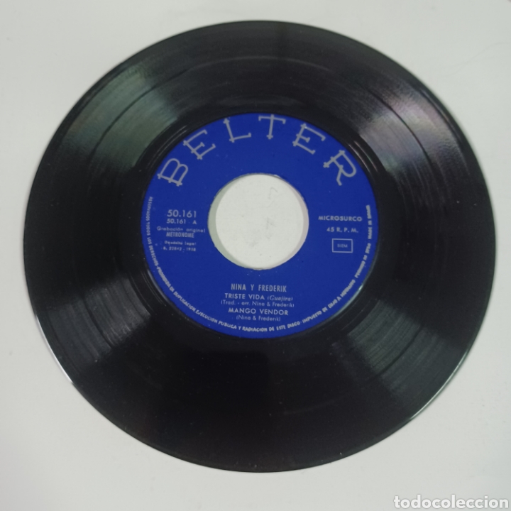 Discos de vinilo: NINA Y FREDERIK - BELTER - Foto 3