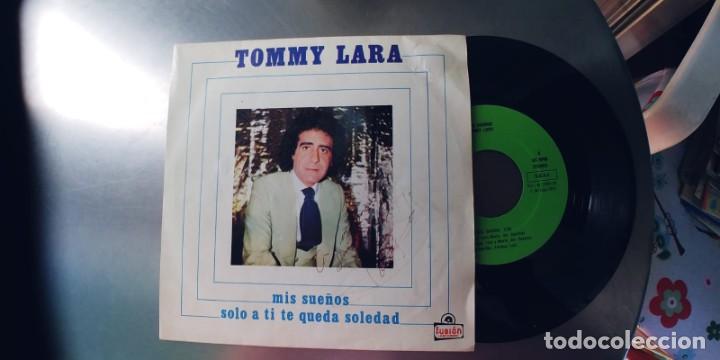 Discos de vinilo: TOMMY LARA-SINGLE MIS SUE&Ntilde;OS - Foto 1