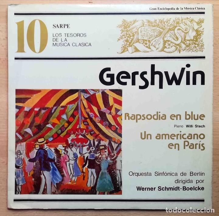 Discos de vinilo: Los Tesoros de la M&uacute;sica Cl&aacute;sica N&ordm; 10 Gershwin - Sarpe