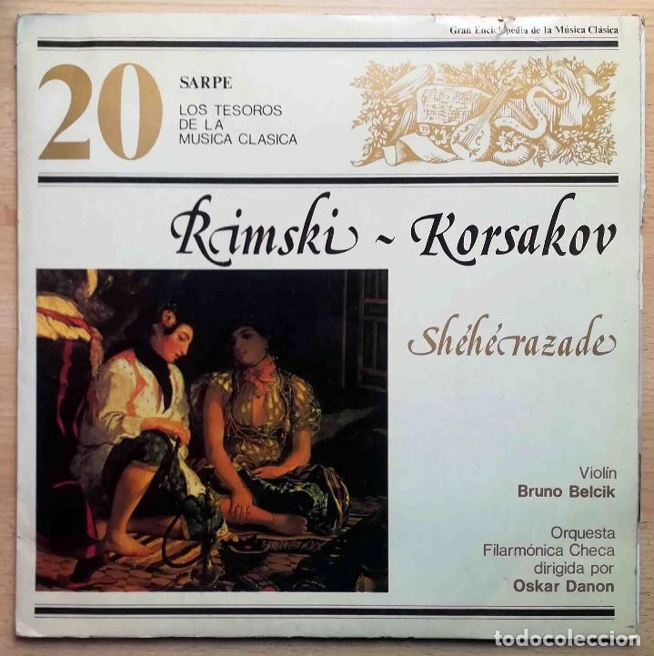 Discos de vinilo: Los Tesoros de la M&uacute;sica Cl&aacute;sica N&ordm; 20 Rimski - Korsakov (Sheherazade) - Sarpe