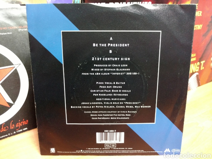 Discos de vinilo: Imperiet - Be The President (7&rdquo;, Single) - Foto 2
