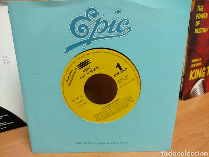 Discos de vinilo: Cut N Move - Take No Crap (7&rdquo;, Single Sided, Promo) - Foto 1