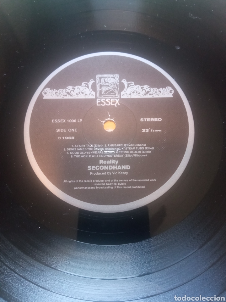 Discos de vinilo: Second Hand- Reality. - Foto 3