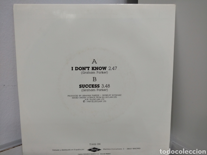 Discos de vinilo: Graham Parker - I Dont Know (7&rdquo;, Single) - Foto 2