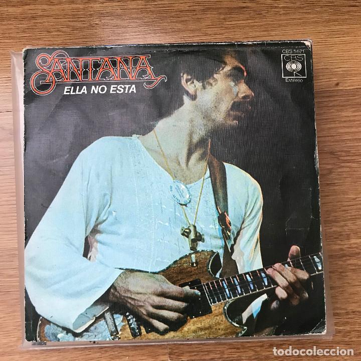 Discos de vinilo: SANTANA - SHES NOT THERE - SINGLE CBS 1977 - Foto 1