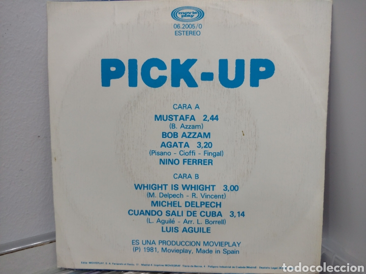 Discos de vinilo: Various - Pick-Up (7&rdquo;, EP, Promo) - Foto 2