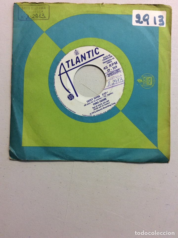 Discos de vinilo: Chris Squire. Lucky Seven. Silently falling. - Foto 1