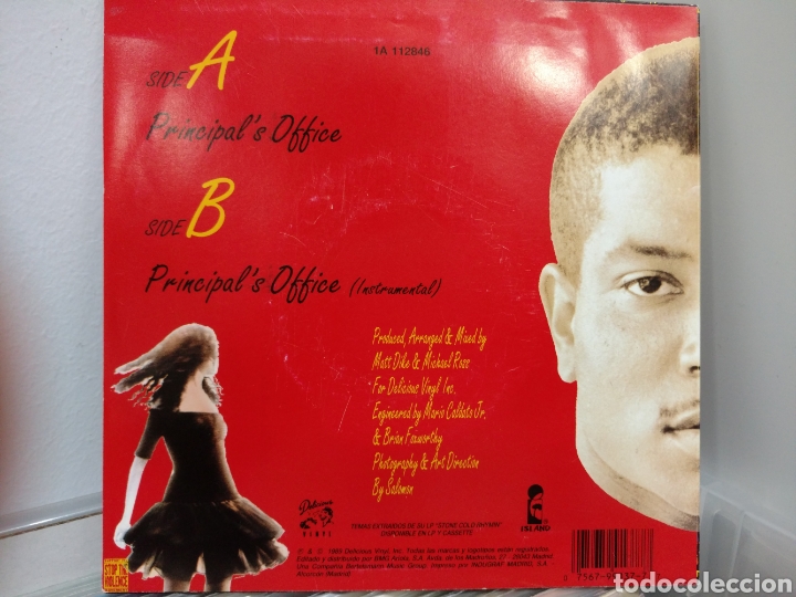 Discos de vinilo: Young MC - Principals Office (7&rdquo;) - Foto 2