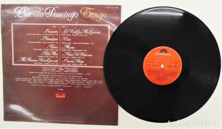 Discos de vinilo: Disco Vinilo PL&Aacute;CIDO DOMINGO. TANGO - Foto 2