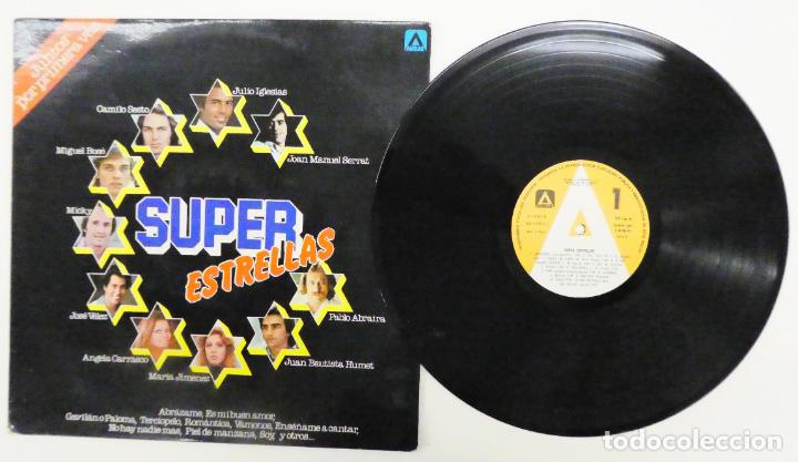 Discos de vinilo: Disco Vinilo RECOPILATORIO - SUPER ESTRELLAS - AMBAR 1977