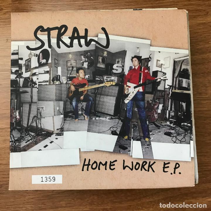 Discos de vinilo: STRAW - HOME WORK EP - SINGLE DOBLE COLUMBIA UK 2000 - Foto 1