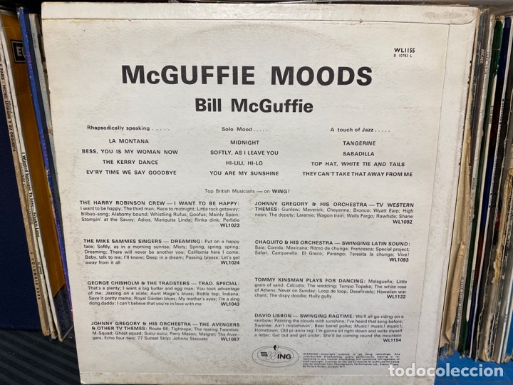 Discos de vinilo: Bill McGuffie - McGuffie Moods (LP) - Foto 2