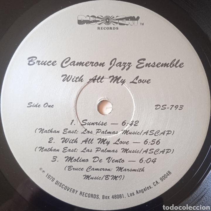 Discos de vinilo: Disco de vinilo Bruce Cameron Jazz Ensemble - Foto 3