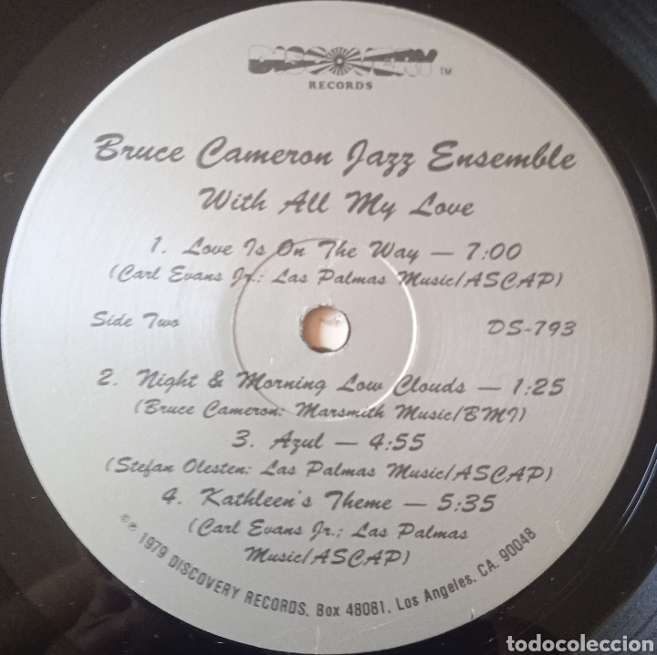 Discos de vinilo: Disco de vinilo Bruce Cameron Jazz Ensemble - Foto 4