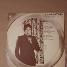 Discos de vinilo: LEONARD COHEN. GREATEST HITS. S 69161, ESPAÑA, 1975. DISCO VG++. CARÁTULA VG+.