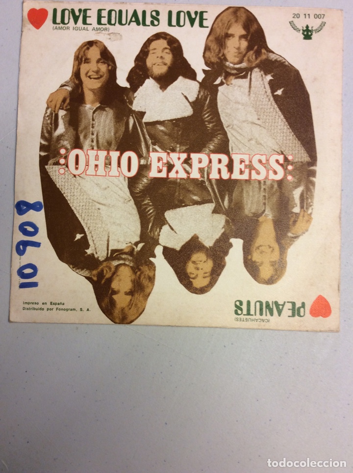 Discos de vinilo: Ohio Express. Love equals love. Peanuts. - Foto 2