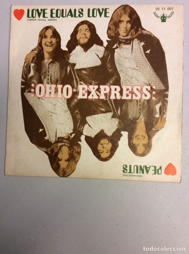 Discos de vinilo: Ohio Express. Love equals love. Peanuts. - Foto 1