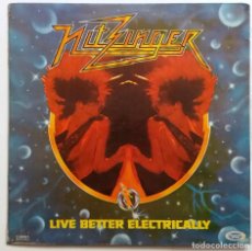 Discos de vinilo: NITZINGER. LIVE BETTER ELECTRICALLY. LP ORIGINAL ESPAÑA PORTADA DOBLE 1976