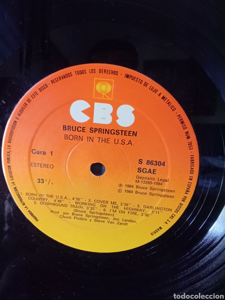 Discos de vinilo: BRUCE SPRINGSTEEN 1984 Original Copia Spain - Foto 7
