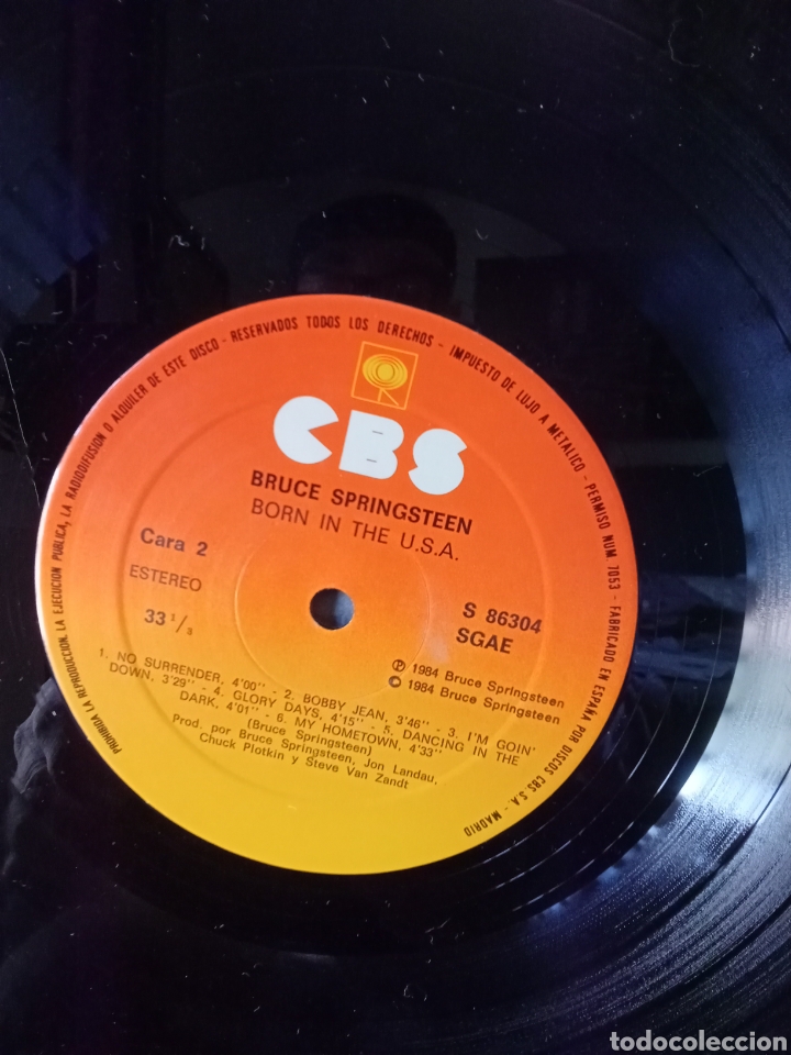 Discos de vinilo: BRUCE SPRINGSTEEN 1984 Original Copia Spain - Foto 9