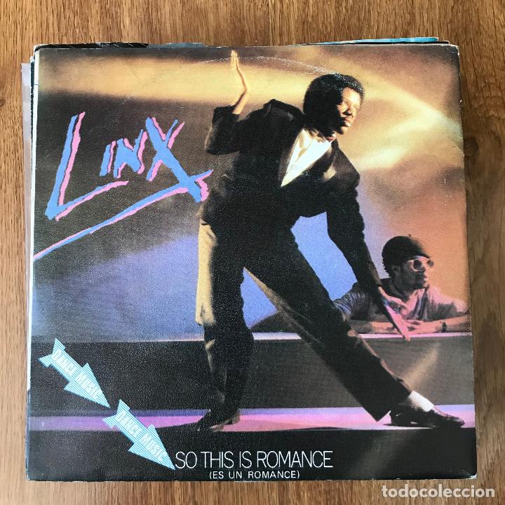 Discos de vinilo: LINX - SO THIS IS ROMANCE - SINGLE CHRYSALIS 1981 - Foto 1