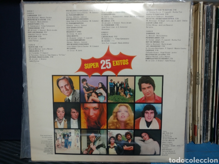 Discos de vinilo: Various - SuperEspa&ntilde;ol - Super 25 Exitos (2xLP, Album) - Foto 2