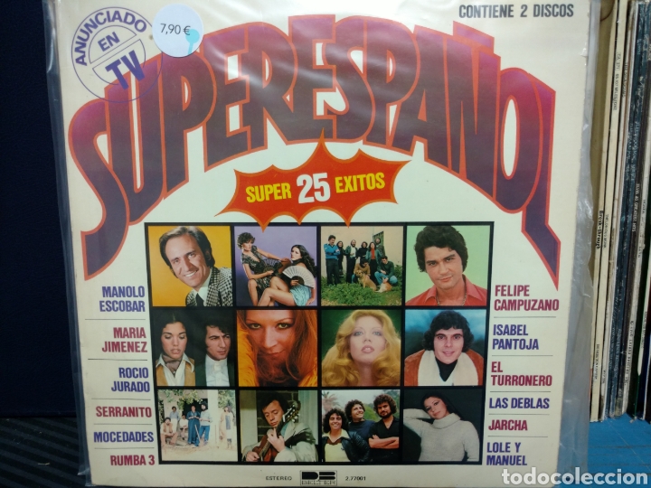 Discos de vinilo: Various - SuperEspa&ntilde;ol - Super 25 Exitos (2xLP, Album) - Foto 1