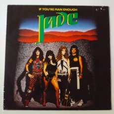 Discos de vinilo: JADE- IF YOU´RE MAN ENOUGH - EUROPE LP 1985- VINILO COMO NUEVO.. Lote 351899139