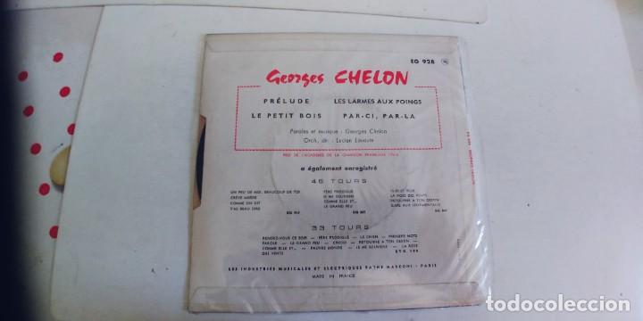 Discos de vinilo: GEORGES CHELON-EP LE PETIT BOIS +3 - Foto 2