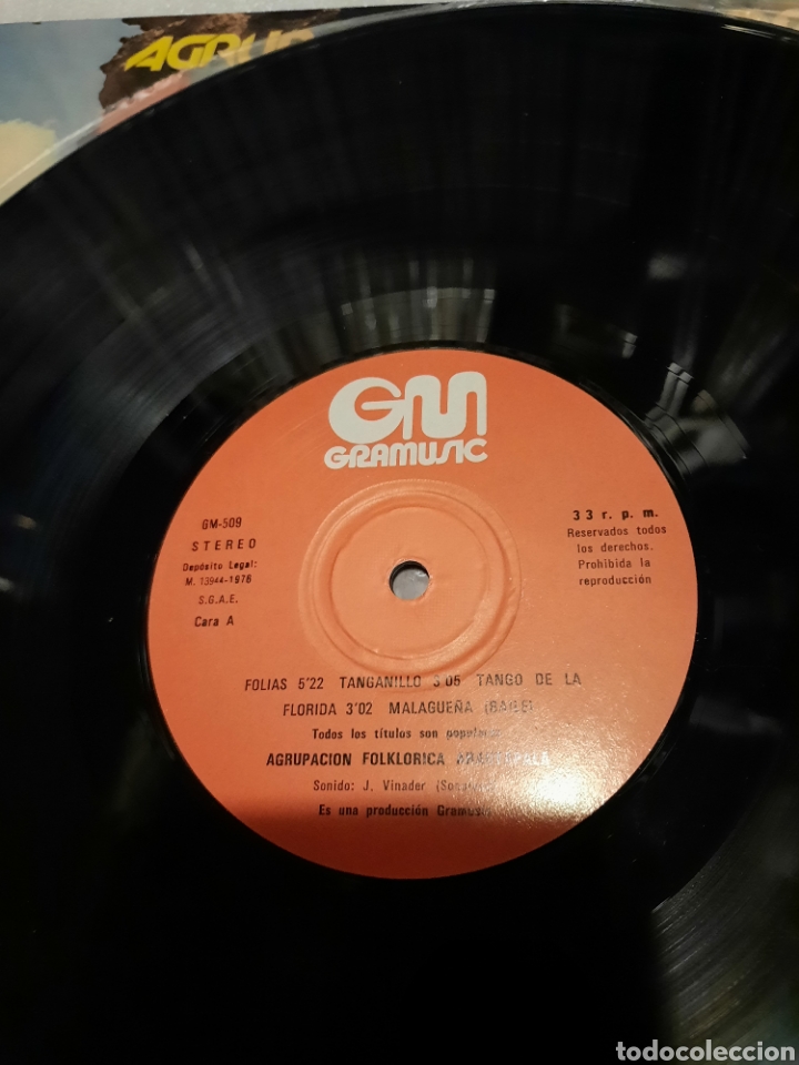 Discos de vinilo: Agrupacion folklorica Arautapala - Foto 3