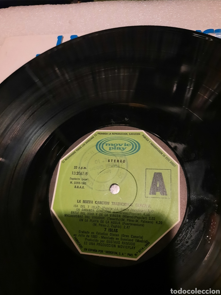 Discos de vinilo: 7 Islas. La nueva canci&oacute;n tradicional canaria - Foto 3