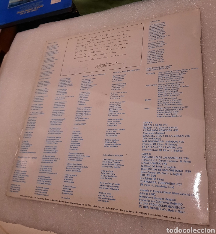 Discos de vinilo: 7 Islas. La nueva canci&oacute;n tradicional canaria - Foto 5