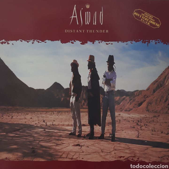 Discos de vinilo: Aswad. Distant Thunder. LP - Foto 1