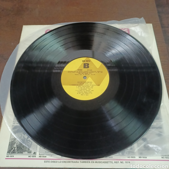 Discos de vinilo: GUANTANAMERA 1977 LP - Foto 5