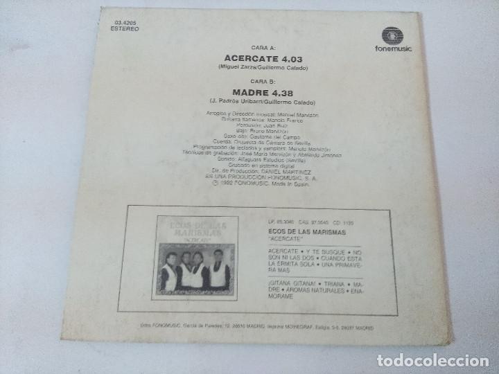 Discos de vinilo: ECOS DE LAS MARISMAS/ACERCATE/SINGLE. - Foto 3