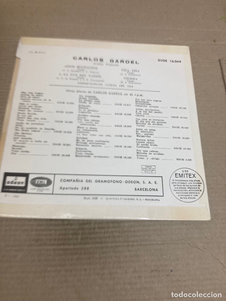 Discos de vinilo: Disco de vinilo Single Carlos Garden - Foto 2