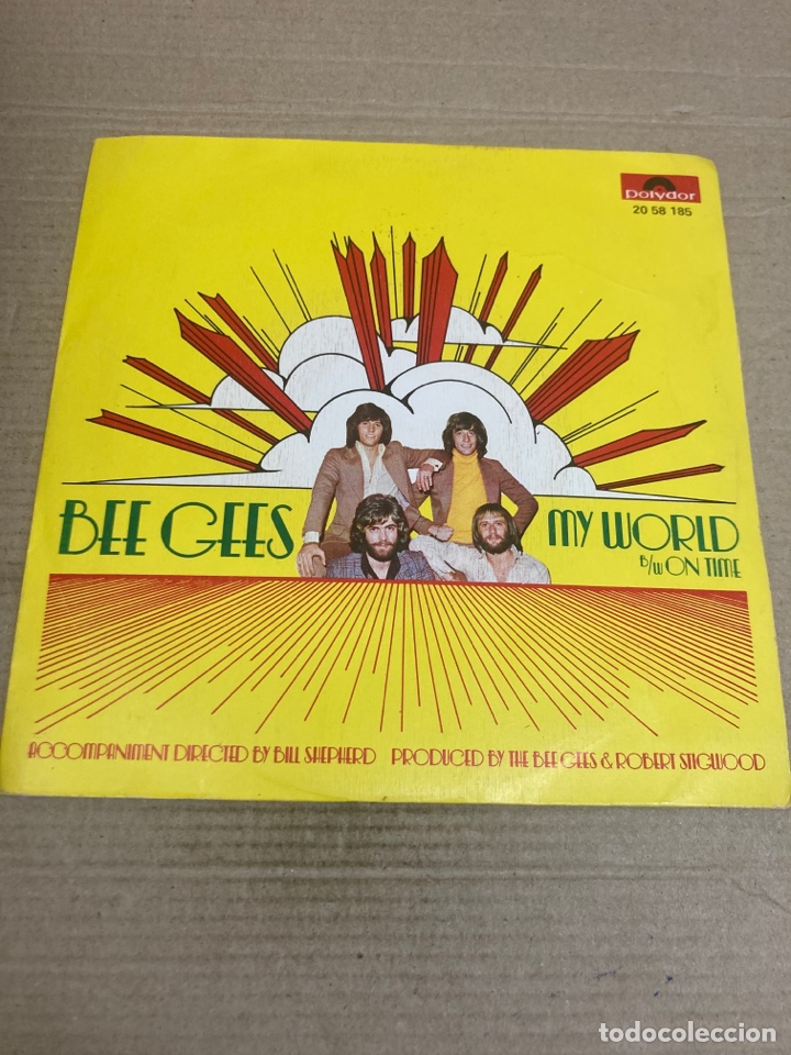 Discos de vinilo: Disco de vinilo Single Bee Gees - Foto 2