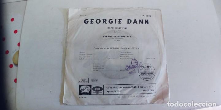 Discos de vinilo: GEORGIE DANN-SINGLE CAPRI CEST FINI - Foto 2