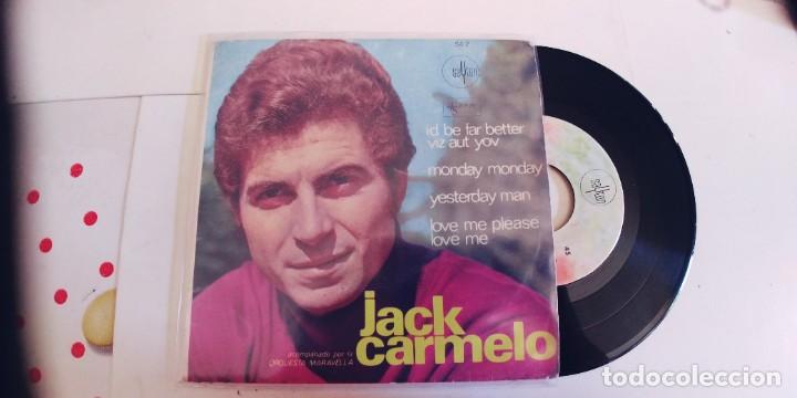 Disques de vinyle: JACK CARMELO-EP ID BE FAR BETTER VIZ AUT YOV +3