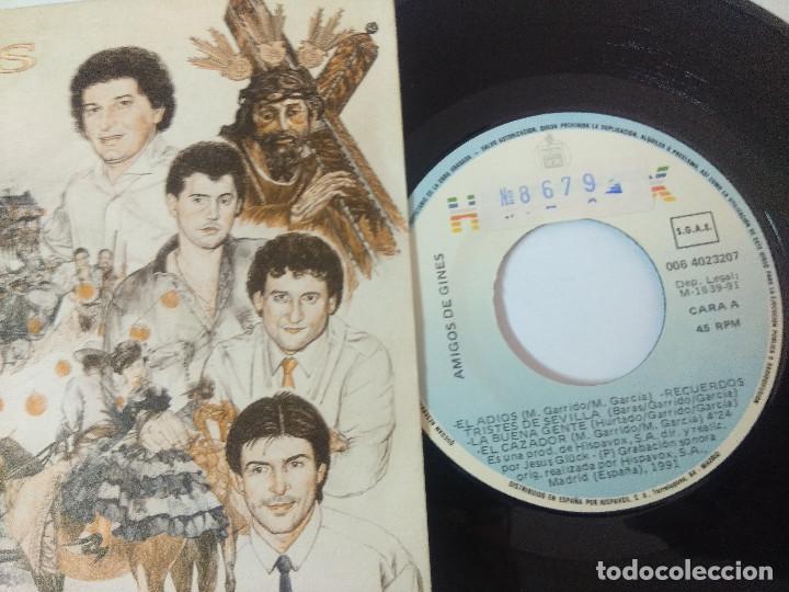 Discos de vinilo: AMIGOS DE GINES/EL ADIOS/SINGLE. - Foto 2