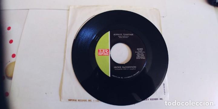Discos de vinilo: JACKIE DESHANNON-SINGLE ALWAYS TOGETHER - Foto 2