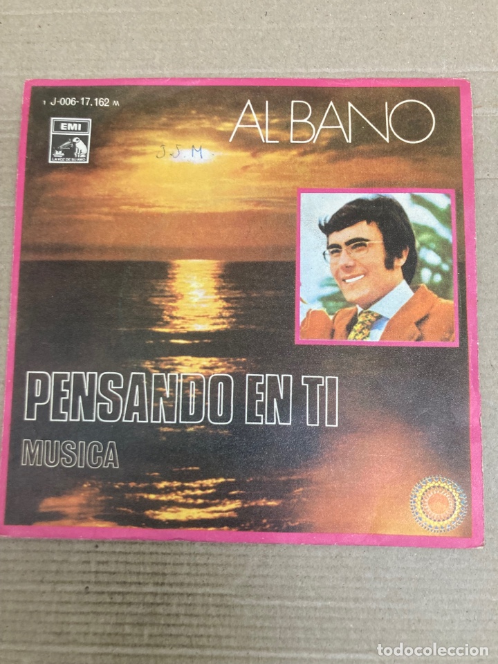 Discos de vinilo: Disco de vinilo Single Albano - Foto 1