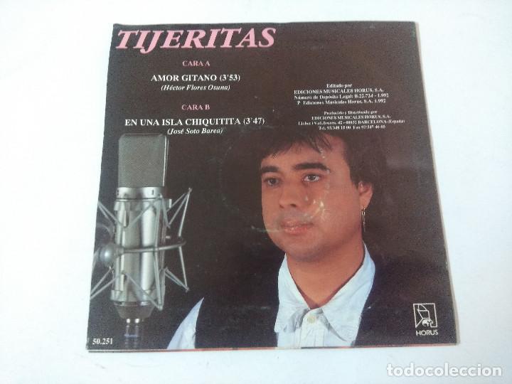 Discos de vinilo: TIJERITAS/AMOR GITANO/SINGLE. - Foto 3