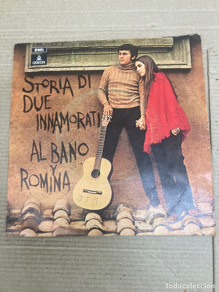Discos de vinilo: Disco de vinilo Single Albano y Romina - Foto 1