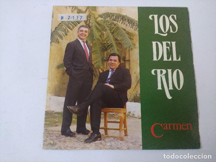Discos de vinilo: LOS DEL RIO/CARMEN/SINGLE PROMOCIONAL. - Foto 1