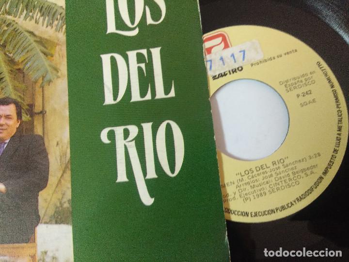 Discos de vinilo: LOS DEL RIO/CARMEN/SINGLE PROMOCIONAL. - Foto 2