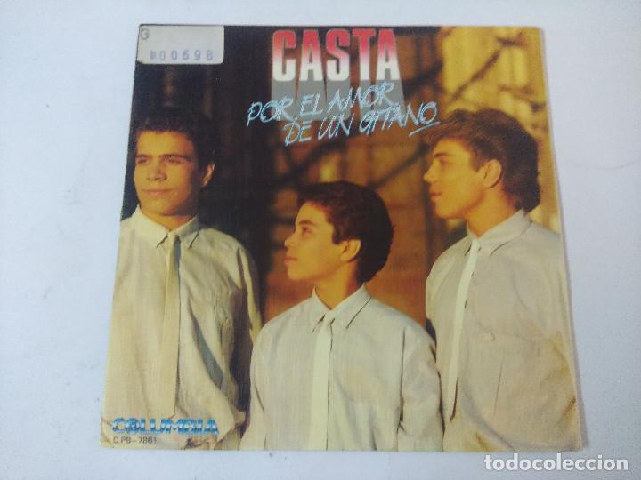 Discos de vinilo: CASTA/POR EL AMOR DE UN GITANO/SINGLE PROMOCIONAL. - Foto 1