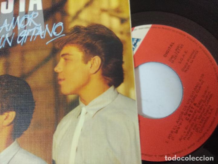 Discos de vinilo: CASTA/POR EL AMOR DE UN GITANO/SINGLE PROMOCIONAL. - Foto 2